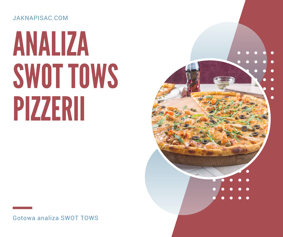 Analiza SWOT TOWS pizzerii "Fabiano"