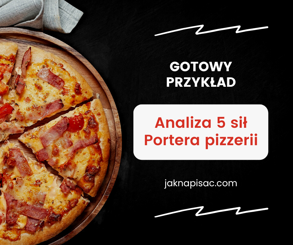 Analiza 5 sił Portera pizzerii "Fabiano"